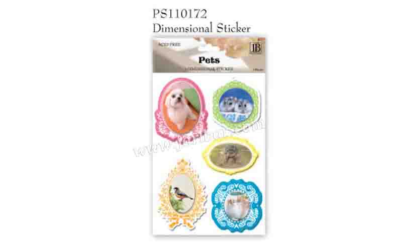 PS110172 Dimensional sticker