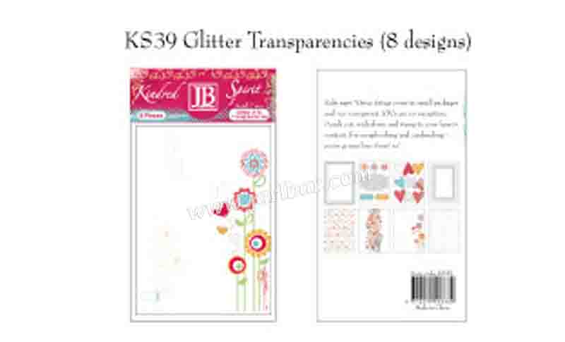 KS39 Glitter transparencies