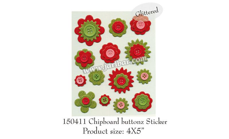 150411 chipboard buttonz sticker
