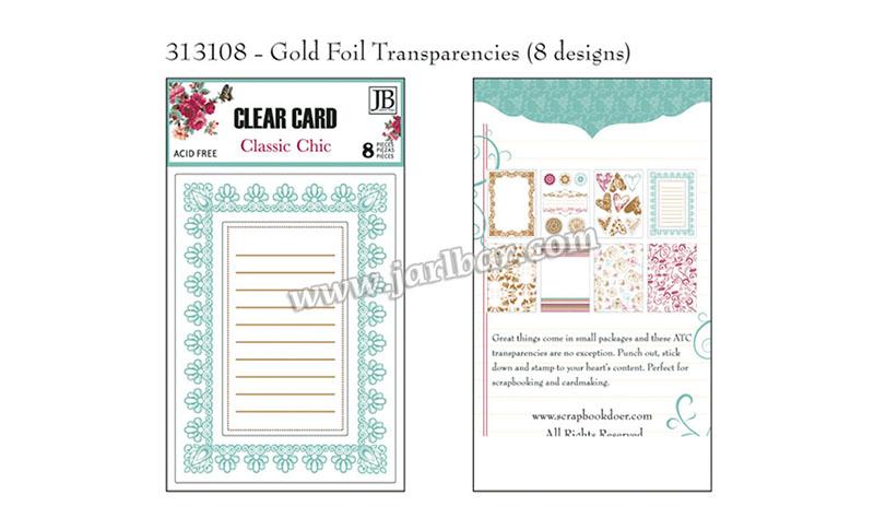 313108-gold foil transparencies